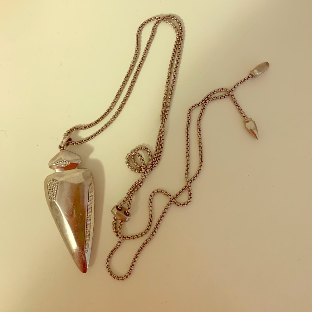 Kendra Scott Staley Arrowhead Statement Necklace - image 1